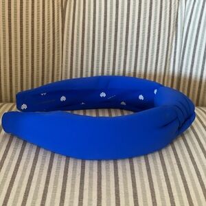 Lele Sadoughi Royal Blue Neoprene Headband